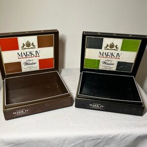 VINTAGE Mark IV Magnates cigar box, from the 1950s. DECOR. Storage.